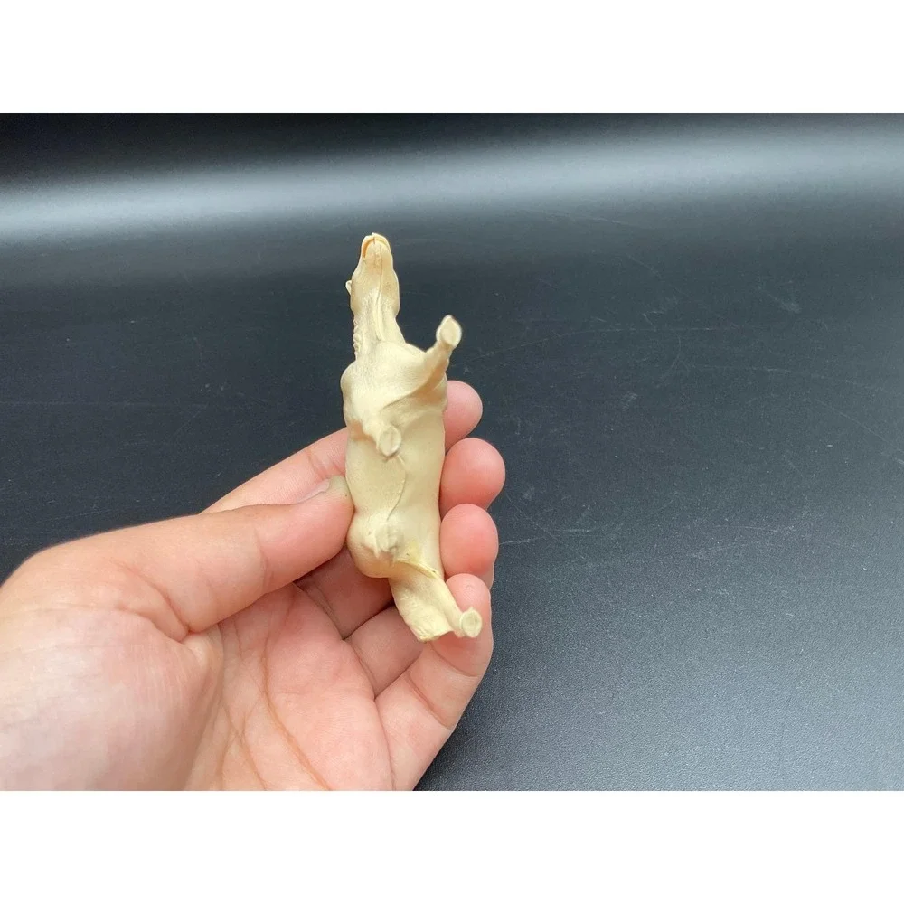 Vintage Celluloid Blow-Mold Style Horse Figurine 3.5″‎ Tan Plastic Horse Retro